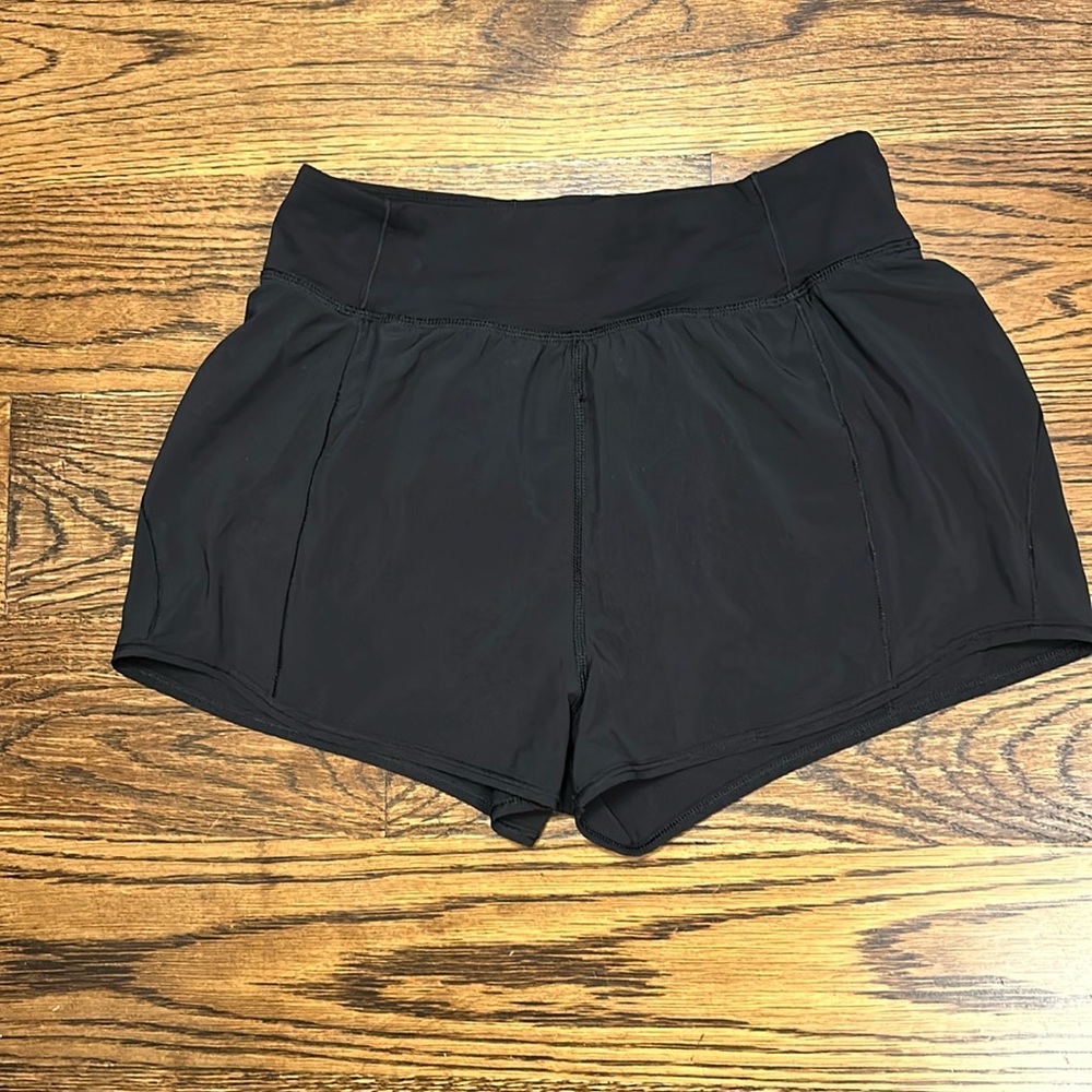 Lululemon lined athletic shorts size 8 black